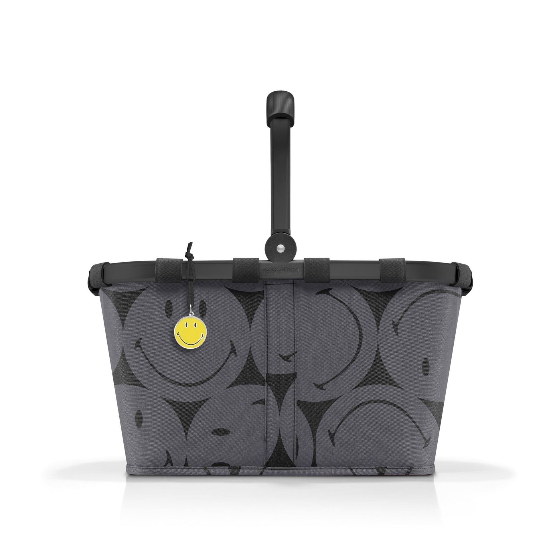 reisenthel carrybag smiley grey – Einkaufskorb mit Innentasche