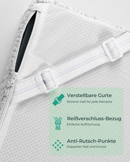 Bacalar Gelschaum Matratzentopper 180x200cm - H4 H5, 7cm