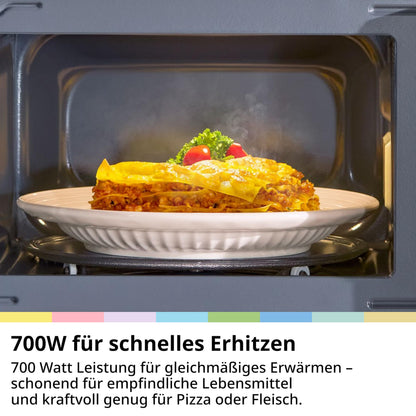 Comfee CMO-MP012ND(BK) Mikrowelle 20L, 700W, Schwarz mit Drehteller