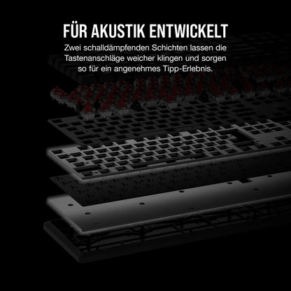 Corsair K70 CORE RGB Mechanische Gaming-Tastatur - QWERTZ DE Schwarz