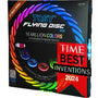TOSY Flying Disc LED-Wurfscheibe, 108 RGB-LEDs, 175 g, wasserdicht