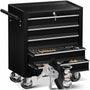 MASKO Werkstattwagen 5 Schubladen Schwarz Abschliessbar