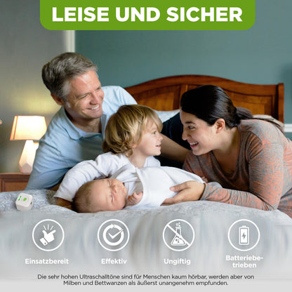ISOTRONIC Milbenschutz Insektenschutz batteriebetrieben – 5er Set
