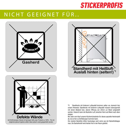 Stickerprofis BISTRO MENU Küchenrückwand selbstklebend Matt 60x500cm