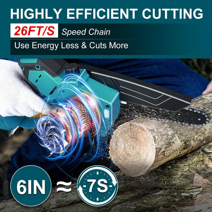 Akku-Handkettensäge für Makita 18V – 6/8 Zoll Elektrisch