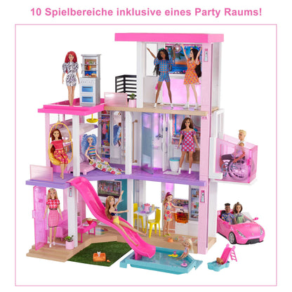 Barbie Dream House 3-stöckiges Puppenhaus 114 cm GRG93