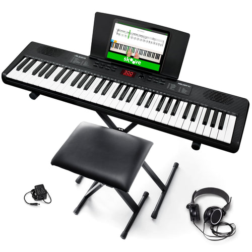 Alesis Melody 61 Digitalpiano – 61 Tasten Anfänger-Komplett-Set