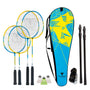 Talbot-Torro Badminton-Set Family mit 4 Schlägern und Netz, inklusive Tragetasche