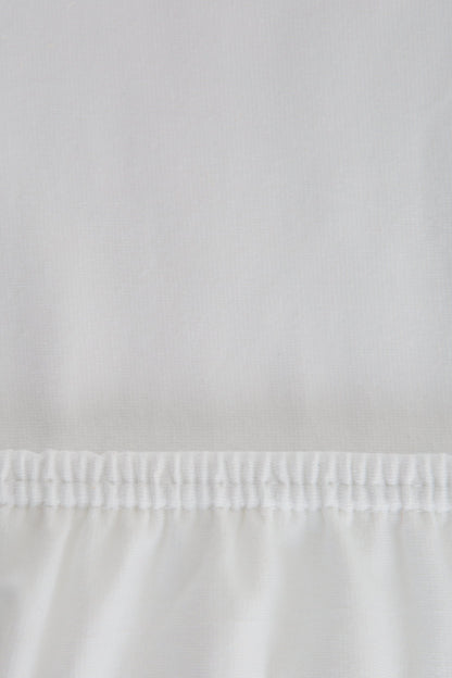 r-up Beste Spannbettlaken 180x200-200x220 cm Jersey weiss
