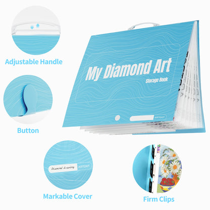 ARTDOT 5D Diamond Painting Bilder Album Aufbewahrung – A1