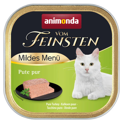 animonda vom Feinsten Mildes Menü Milde Vielfalt Katzenfutter 32x100g
