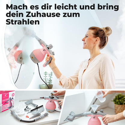 Neighbour's Friend Handdampfreiniger DR-P4 Rosa mit 350 ml Tank