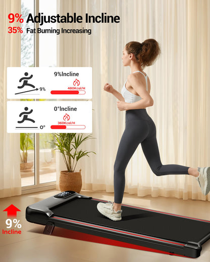 Laufband Schreibtisch mit Steigung – Walking Pad Zuhause