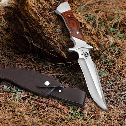 Purple Dragon Survival Messer HW13 mit fester Klinge und Lederscheide