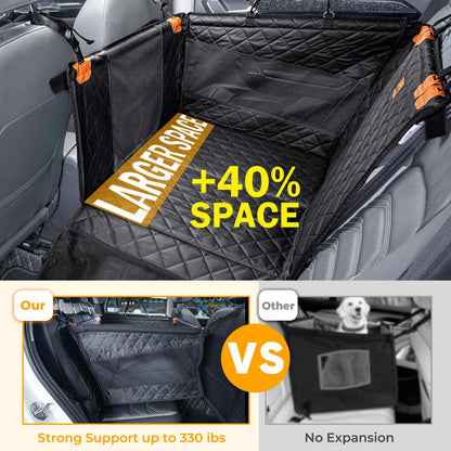 pecute Extra Stabiler Hunde Autositz für grosse Hunde – Schwarz
