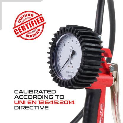 GAV Profi Reifenfüller - WIKA 80mm Manometer, geeicht