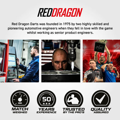RED DRAGON Razor Edge Original Steeldarts 23g mit 85% Tungsten