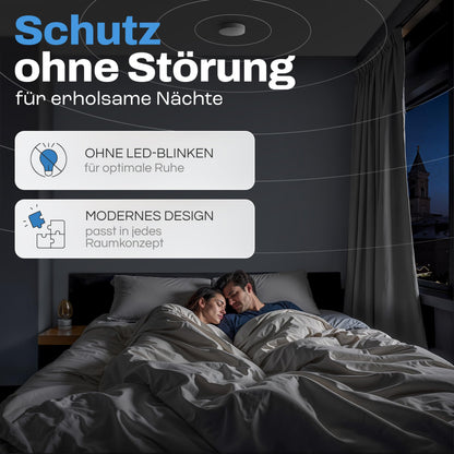 ALPENLUFT Funk Rauch- & Hitzemelder 2in1 – 10 Jahre Batterie 3er Set