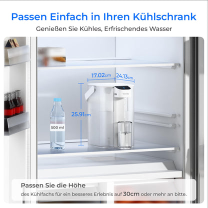 Waterdrop Elektrische Wasserfilterkanne WD-ED01W, 3,5 L, weiss