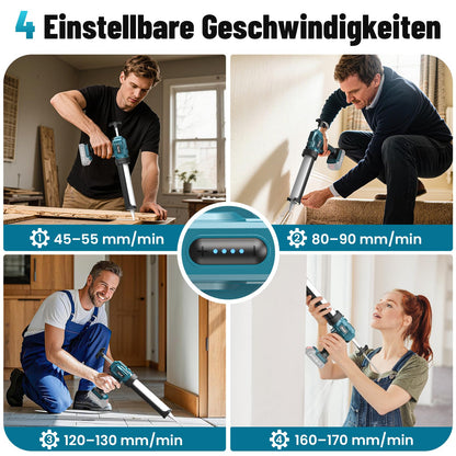 Uaoaii Akku-Kartuschenpistole 18V 300ml Makita-kompatibel ohne Akku