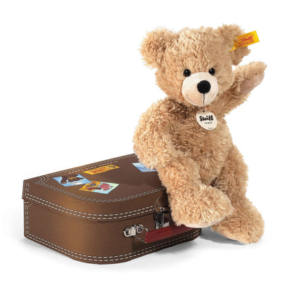 Steiff Fynn Teddybär Kuscheltier im Koffer Beige 28 cm