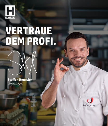 HENSSLERS® Wokpfanne 30cm – Beschichtet Induktion