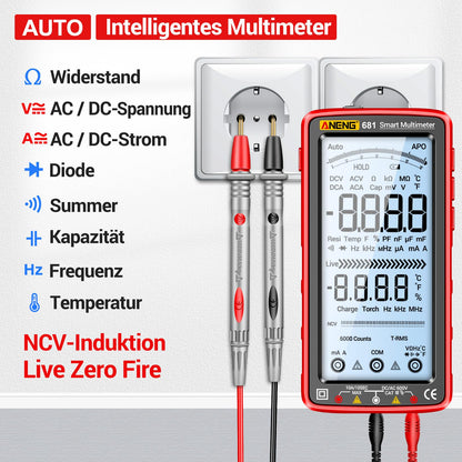 ANENG 681 Digitales Multimeter TRMS 6000 Counts mit NCV