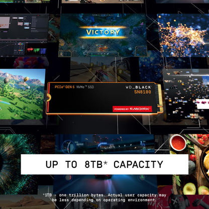 WD_Black SN8100 2 TB NVMe PCIe 5.0 M.2 SSD Festplatte
