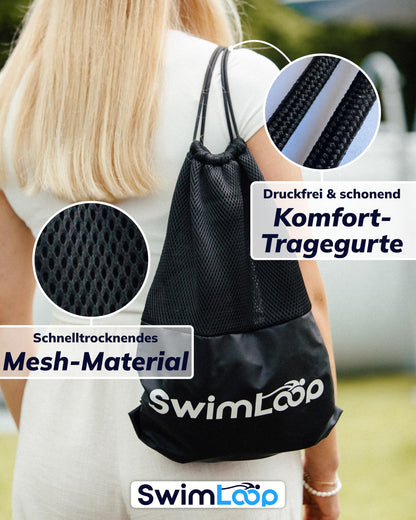 SwimLoop Schwimmgurt Schwimmtrainer mit Schwimmseil für kleine Pools