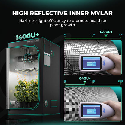 MARS HYDRO Growzelt 60x60x140cm - Mylar Indoor Hydrokultur