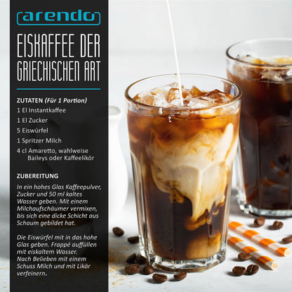 Arendo Edelstahl Eiswürfelmaschine mit 2 Eiswürfelgrössen
