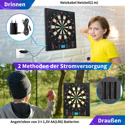 Coanhctm Profi E-Dartscheibe mit Deutscher Stimme