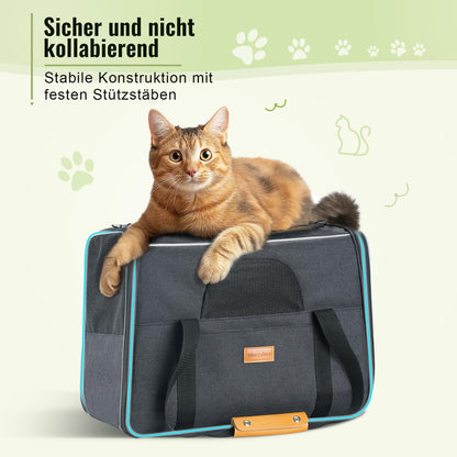 morpilot Katzentransportbox für Katzen und Welpen bis 7 kg