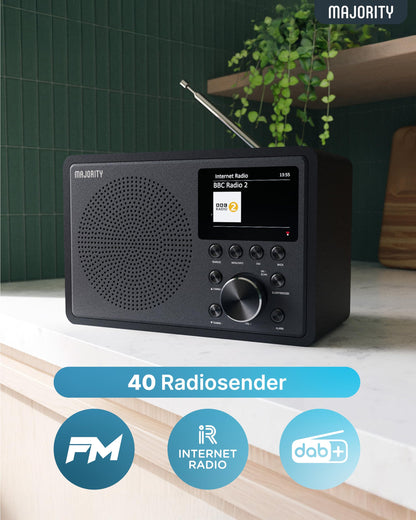 MAJORITY Touro Digitalradio Internetradio WLAN DAB+ Bluetooth