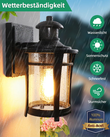 Lamomo LED Aussenlampe mit Bewegungsmelder - 3 Modi, Wasserdicht