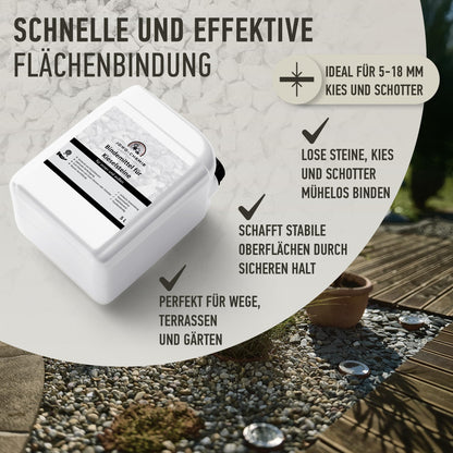 JOWO-CHEMIE Kiesbinder Kiesverfestiger Bindemittel – 10L