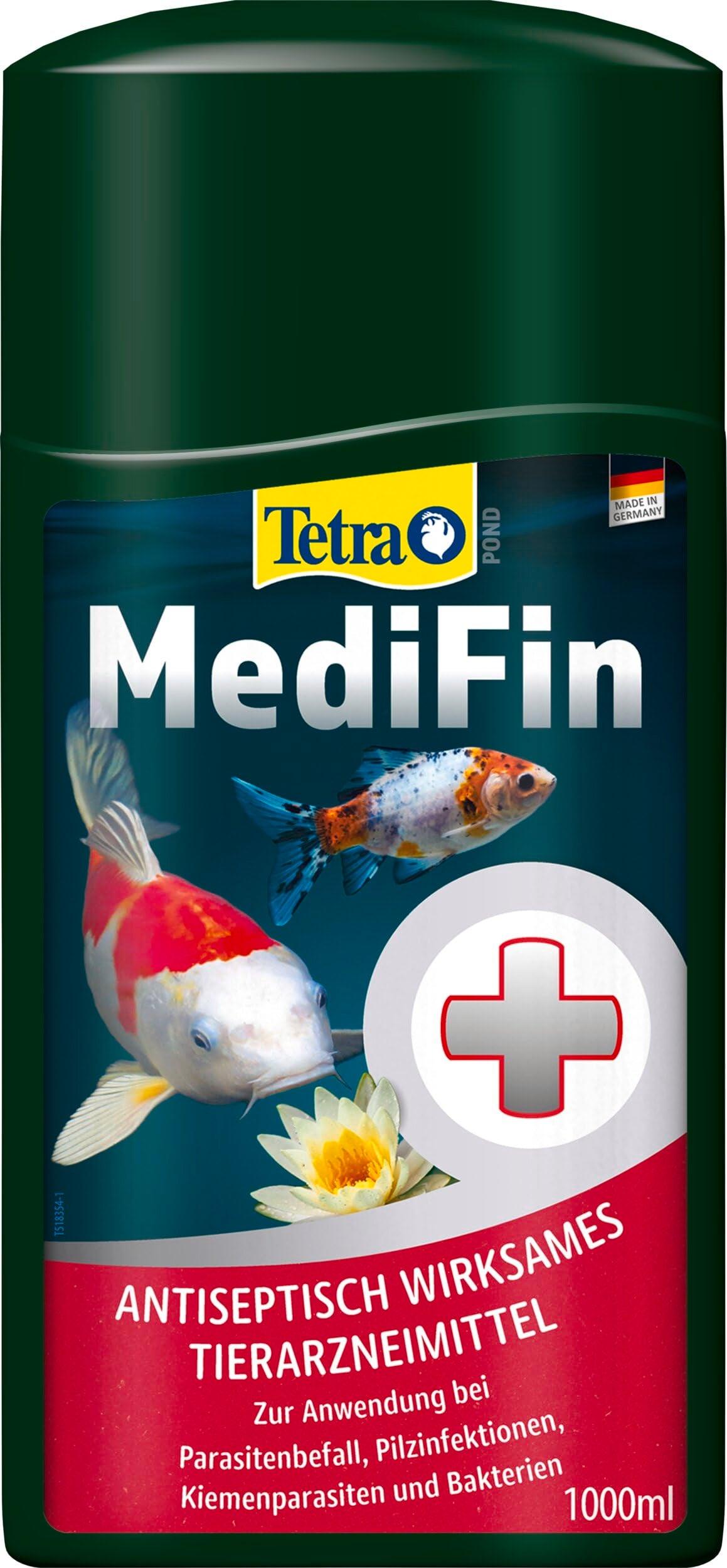 Tetra Pond MediFin Medikament für Teichfische gegen Krankheiten, 1 L Flasche