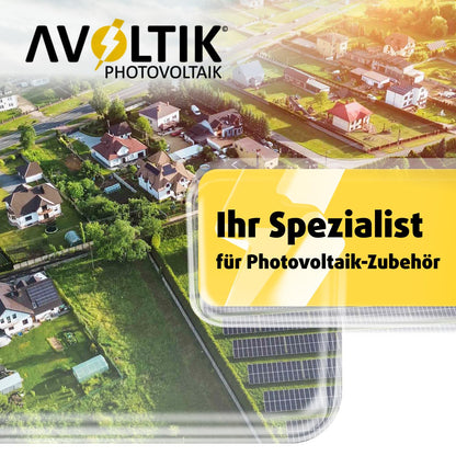 Avoltik Solarmodul-Halterung Aluminium 2er-Set verstellbar 15-30°