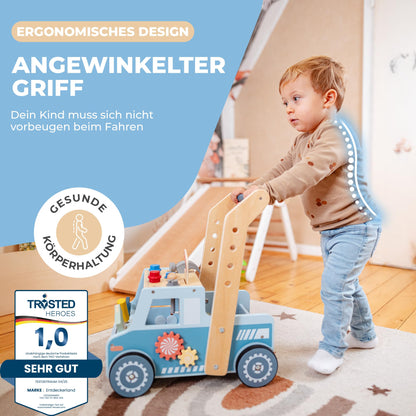 Entdeckerland Lauflernwagen 3-in-1 Motorikspielzeug Holz