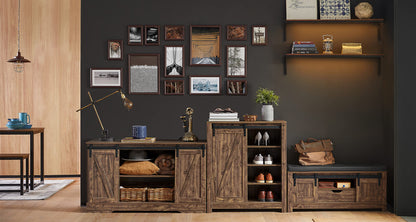 SoBuy FSB60-N Sideboard – Schiebetüren Kommode 120x70x40cm
