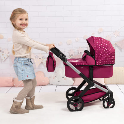 Bayer Design Xeo 17067AA Puppenwagen & Jogger - Bordeaux Fee