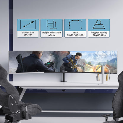 PUTORSEN Tischhalterung für 3 Monitore - 13"-27" Bildschirme
