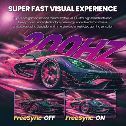 CRUA 30 Zoll Curved Ultrawide Gaming Monitor - WFHD 200Hz