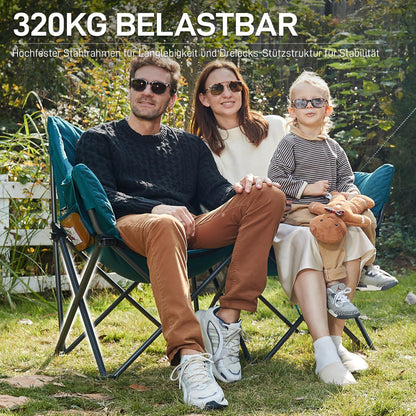 ever advanced campingstuhl 2 personen Faltbares Campingsofa Zweisitzer – Komfortabel & Kompakt – pandaloo.ch