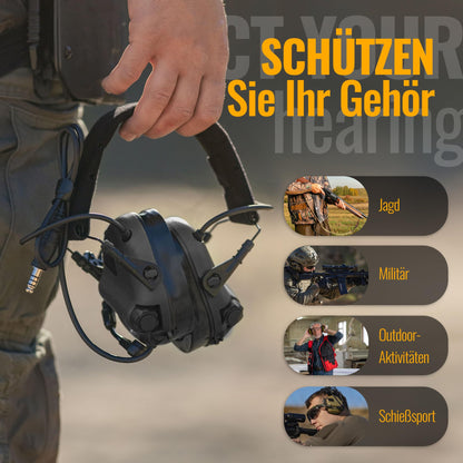 Earmor M32 PLUS 2025 taktisches Gehörschutz-Headset - Grün