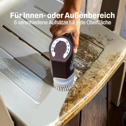 Mediashop Horsepower Scrubber Elektrische Reinigungsbürste kabellos