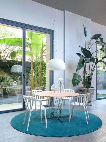 Kartell FL/Y Pendelleuchte - Weiss Undurchsichtig Glänzend