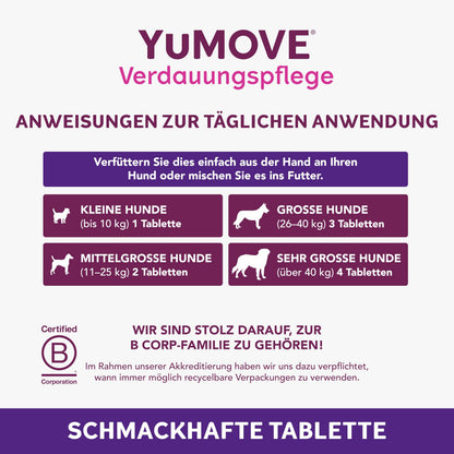 YuMOVE Digestive Care Probiotika Hund Tabletten, 120 Stück
