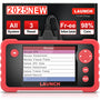 LAUNCH CRP123 V2.0 Plus Diagnosegerät – 2025 Modell. Schwarzes Handgerät, Farbdisplay. OBD2-Diagnosegerät: Liest Fehlercodes, Echtzeitdaten.