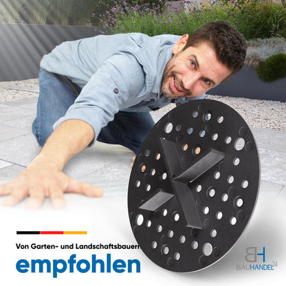 Bauhandel24 Fugenkreuze mit Teller 3mm Terrassenplatten Schwarz